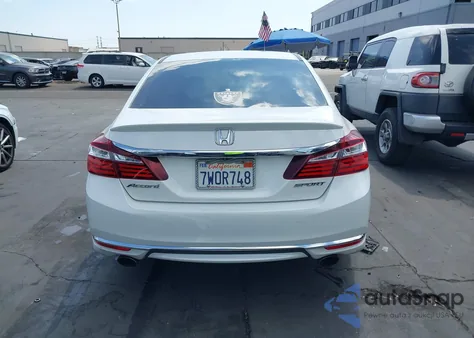 2017 Honda Accord Sport из США, поврежденный, VIN 1HGCR2F5XHA138525